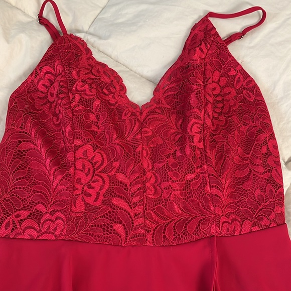 Red Lace Dress - Picture 5 of 12